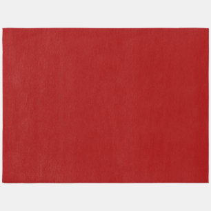 Dark Candy Apple Red Solid Color Outdoor Rug