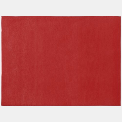 Dark Candy Apple Red Solid Color Outdoor Rug