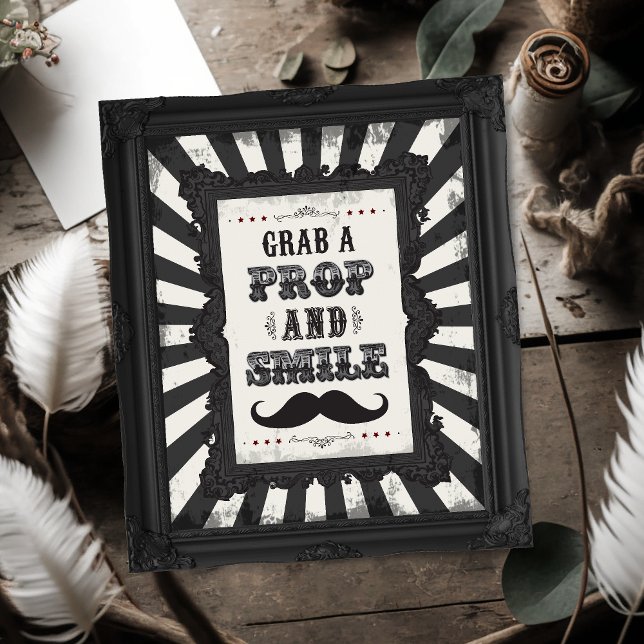 Dark Carnival Psycho Circus Grab A Prop Photo Sign (Creator Uploaded)