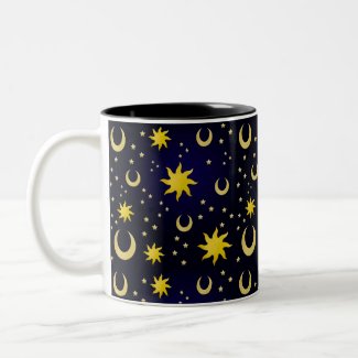 Dark Celestial Suns, Moons, & Stars
