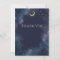 Dark Celestial Thank You Card | Crescent Moon