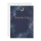 Dark Celestial Thank You Card | Crescent Moon