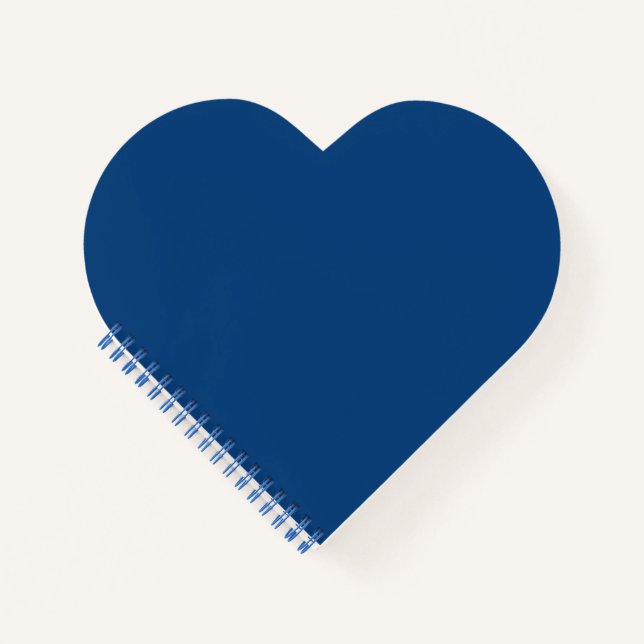 Dark Cerulean Notebook (Front)