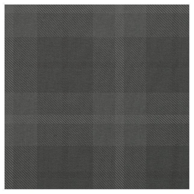 Dark Charchoal, Grey, black/grey stripe plaid Fabric (Close Up)