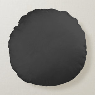 Dark Charcoal grey Solid plain color pillow