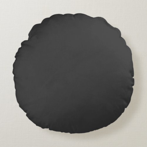 Dark Charcoal grey Solid plain color pillow