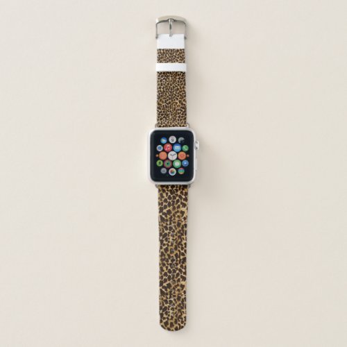 Dark Cheetah Fur Apple Watch Band