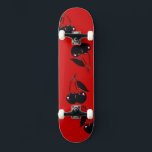 Dark Cherries Skateboard Deck<br><div class="desc">Bold,  minimal,  and stylish — this skateboard deck design features glossy black cherries on a striking red background. A perfect choice for skaters who love street-inspired art,  strong contrasts,  and unique graphic details. Ride it or hang it on your wall as an art statement.</div>