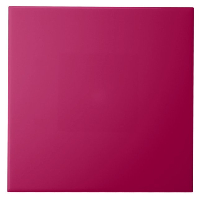 Dark Cherry Red Ceramic Tile. Ceramic Tile (Front)