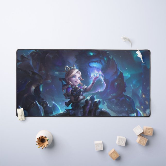 Dark Child Gaming Desk Mat | Customizable Deskmat (Kids Table)