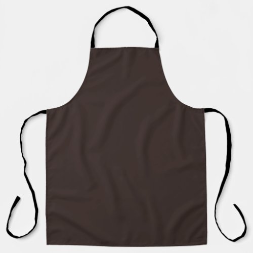 Dark Chocolate Brown Apron