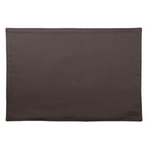 Dark Chocolate Brown Cloth Placemat