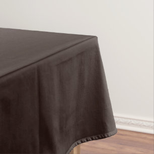 Dark Chocolate Brown Tablecloth