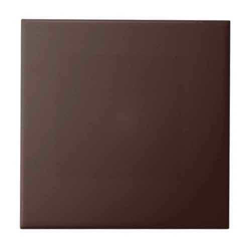 Dark chocolate hex code 3D241F Tile