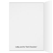 Dark Chocolate Movie Cards (Inside (Left))