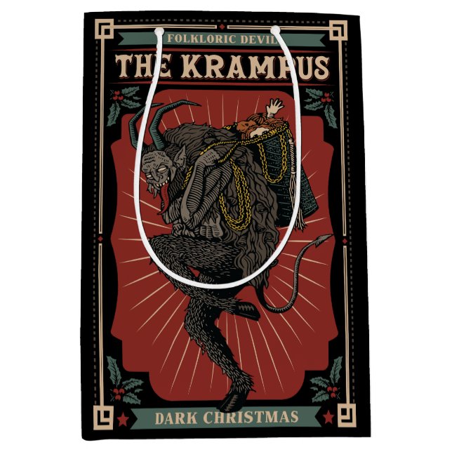 Dark Christmas Folkloric Devil Krampus Bag of Toys (Front)