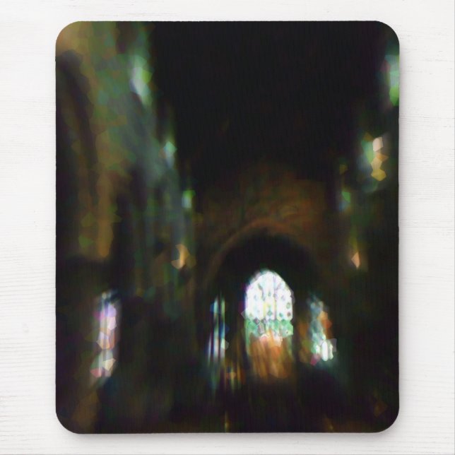 Dark Church Mouse Pad (Front)