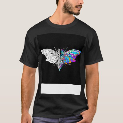 dark cicada insect cryptid monster ecopop in toton T_Shirt