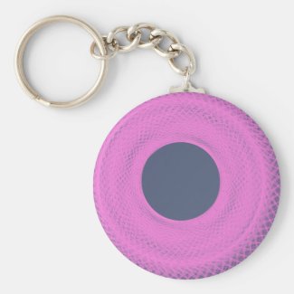 dark circle in purple keychain
