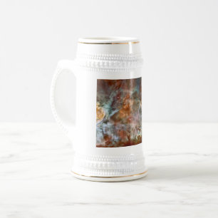 Dark Clouds of Carina Nebula Hubble Space Beer Stein