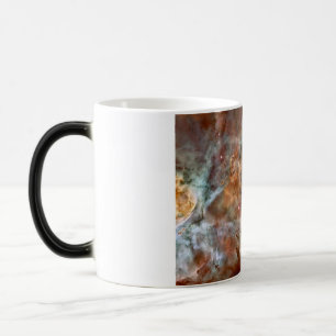 Dark Clouds of Carina Nebula Hubble Space Color Morph Mug