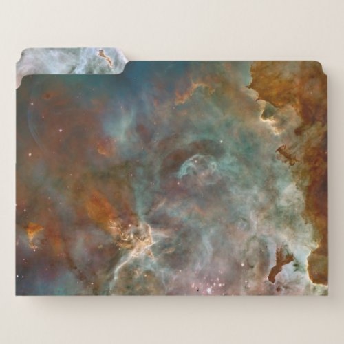 Dark Clouds of Carina Nebula Hubble Space File Folder