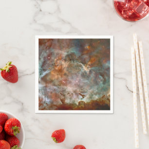 Dark Clouds of Carina Nebula Hubble Space Napkins