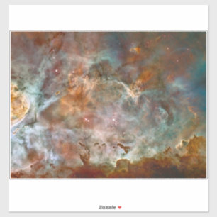 Dark Clouds of Carina Nebula Hubble Space Sticker