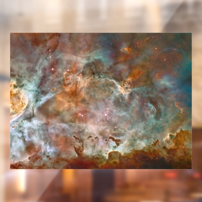 Dark Clouds of Carina Nebula Hubble Space Window Cling (Sheet 2)