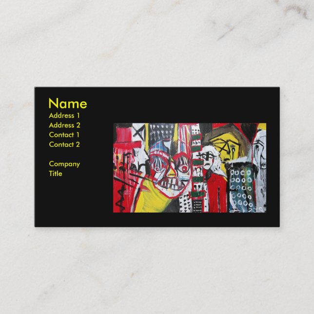 Dark Clowns Business Card (Front)