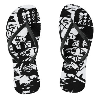 DARK CLOWNS FLIP FLOPS
