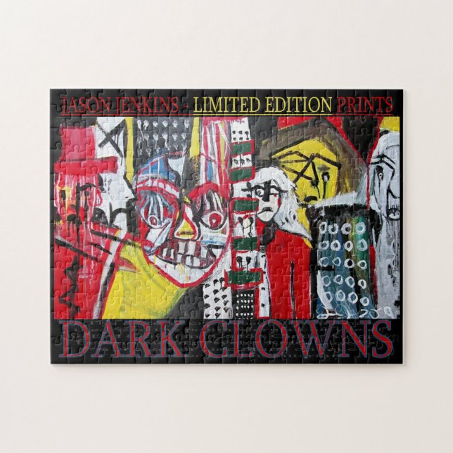 Dark Clowns Jigsaw Puzzle (Horizontal)