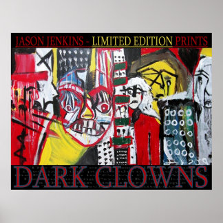 Dark Clowns LIMITED EDITION PRINT