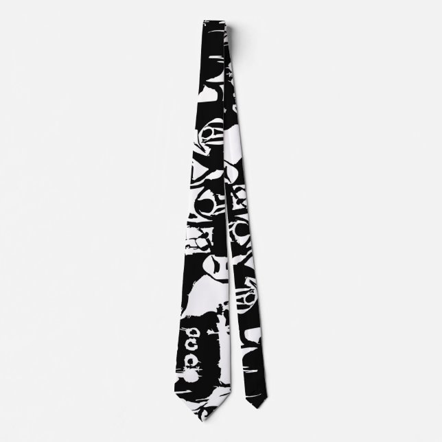 DARK CLOWNS NECK TIE (Front)
