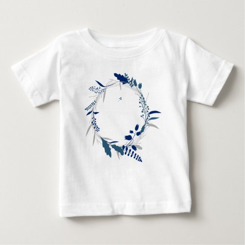 Dark Color Ring Leaves Adorable Comfortable Lovely Baby T_Shirt