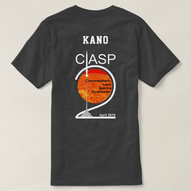 Dark colored Shirt with Your Name (Design Back)