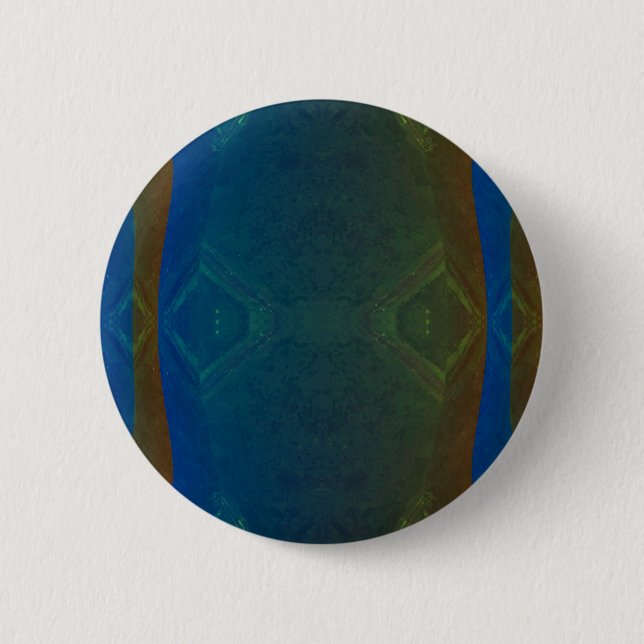 Dark Colors Abstract Crystaline Button (Front)