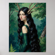 Dark Cottagecore Forest Goddess Witch Vintage Post
