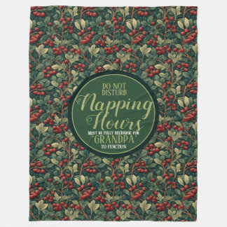 Dark Cottagecore Vintage, Fleece Blanket