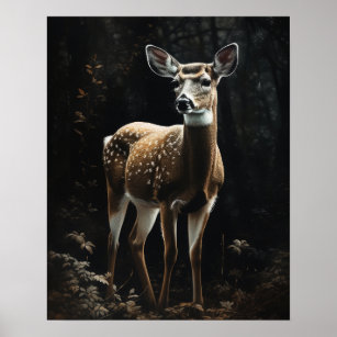 White-tailed Deer - Art Print