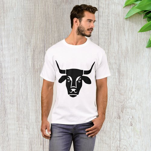 Dark Cow Head T_Shirt