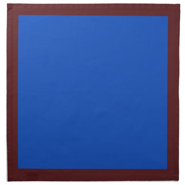 Dark Cranberry and Blueberry-Colored Napkins (Front)