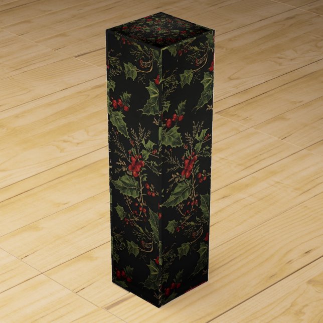 Dark Crimson Victorian Gift Box (Front)