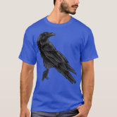 Crow Shirt, Raven T-Shirt, Corvid Unisex Shirts, Gifts for Bird Lovers,  Cute Shirt, Crows and Ravens, Birdwatching Gift, Black Bird Shirt