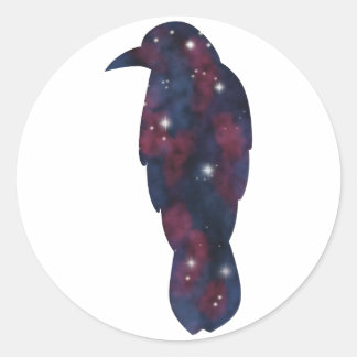 Dark Crow Starscape Sticker