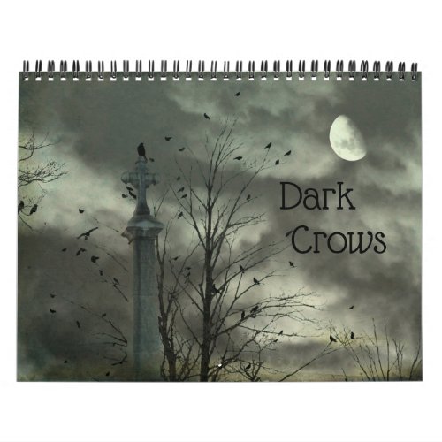 Dark Crows Calendar 2024