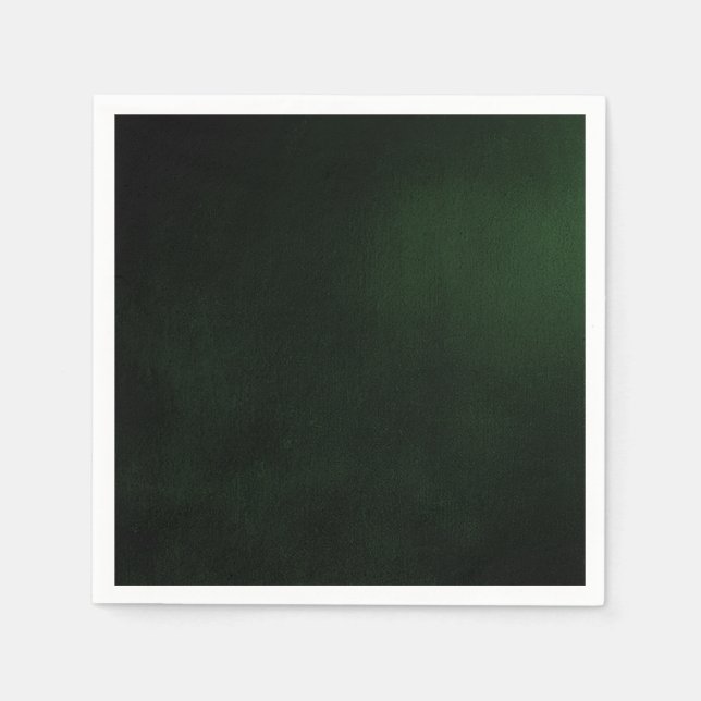 Dark Custom Green Background Napkins (Front)