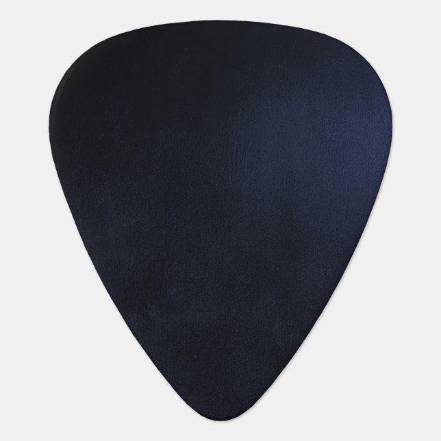 Dark Customizable Background - Blue Guitar Pick (Front)