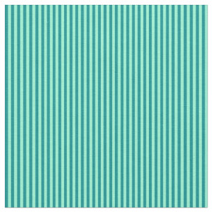 Dark Cyan and Aquamarine Striped/Lined Pattern Fabric