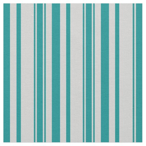 Dark Cyan and Light Gray Lined/Striped Pattern Fabric